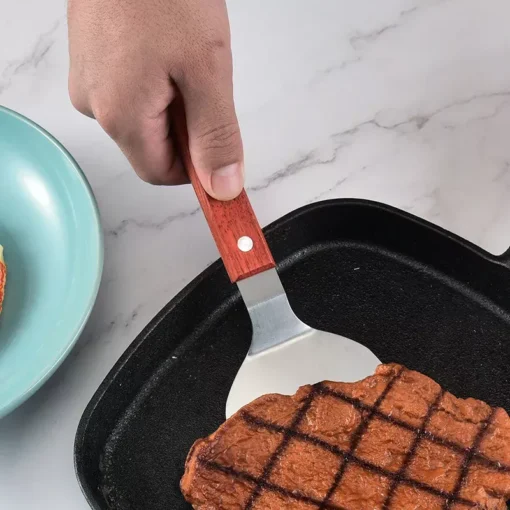 Stainless Steel Wide Kitchen Spatula - Image 4