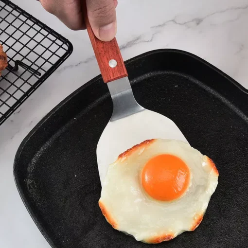 Stainless Steel Wide Kitchen Spatula - Image 5