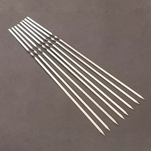 Stainless Steel BBQ Skewers Set - Image 6