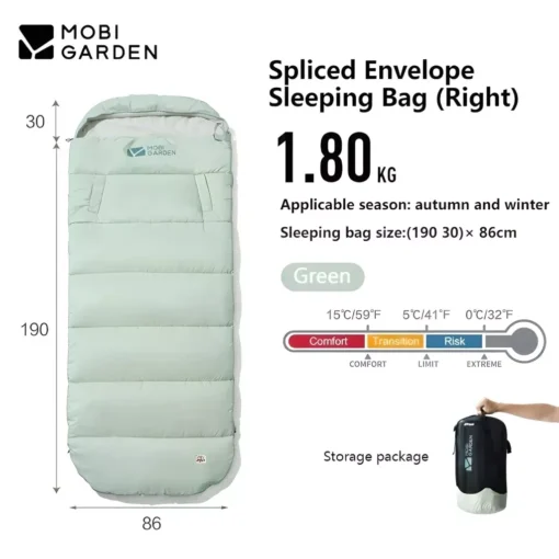 Ultralight Warm Wearable Sleeping Bag for Outdoor Camping - Image 5