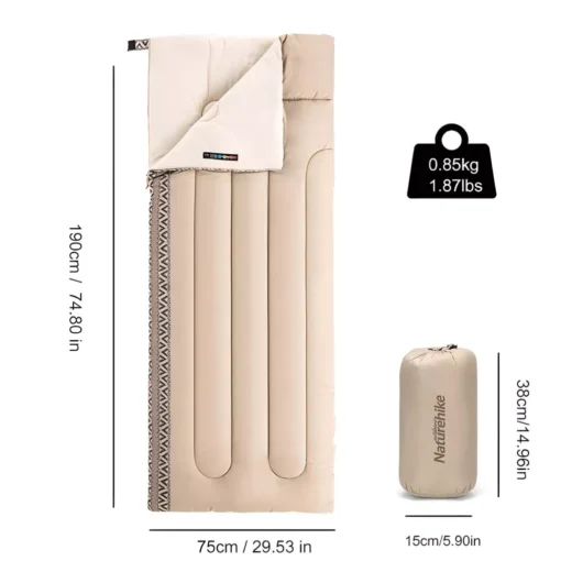 Ultralight Cotton Sleeping Bag for Outdoor Camping and Hiking - Image 7