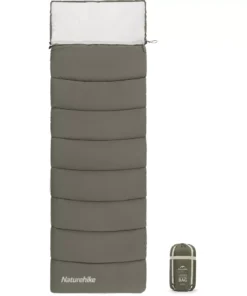 Envelope Hooded Waterproof Sleeping Bag with Detachable Cap