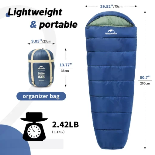 Ultralight Waterproof 4 Season Camping Sleeping Bag - Image 3
