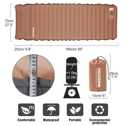 Ultralight Self-Inflating Air Mattress - Image 6