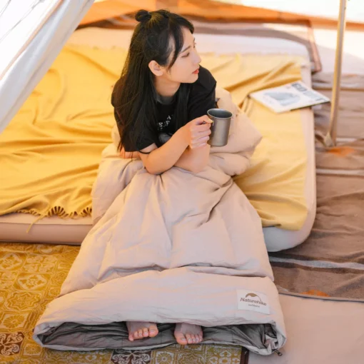 Ultralight Goose Down Sleeping Bag for Winter Camping - Image 4