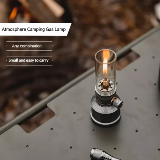 Outdoor Adjustable Gas Lantern for Camping and Hiking - Image 3
