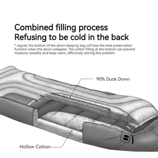 Winter Down Sleeping Bag - Image 4