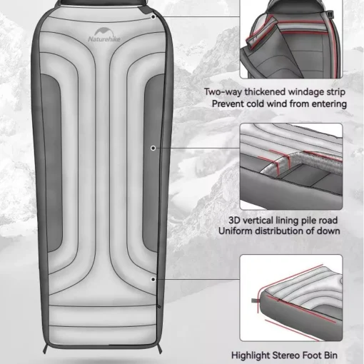 Winter Down Sleeping Bag - Image 3