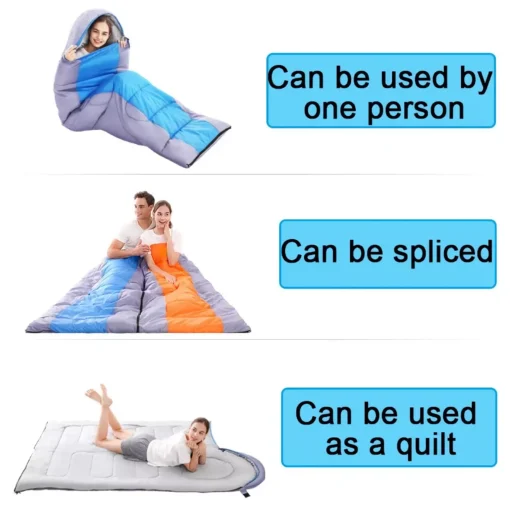 Lightweight Waterproof Envelope Sleeping Bag - Image 5