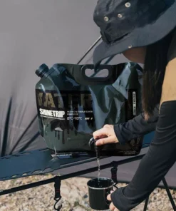 8L Folding Camping Water Bag with Faucet Tap