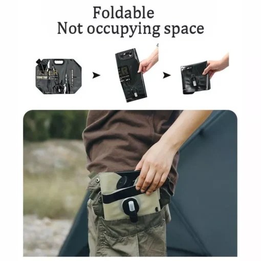 8L Folding Camping Water Bag with Faucet Tap - Image 3