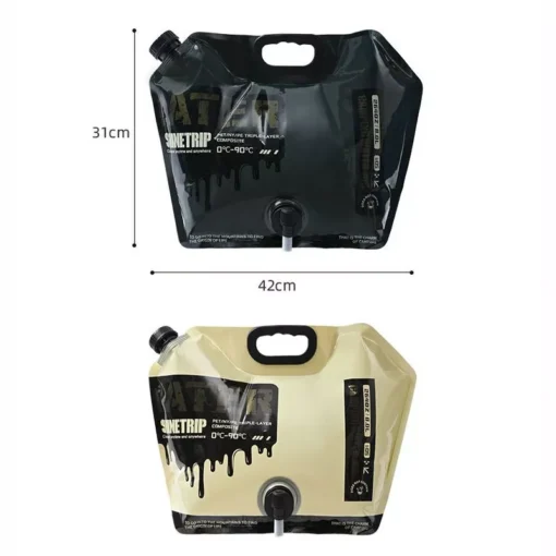 8L Folding Camping Water Bag with Faucet Tap - Image 7