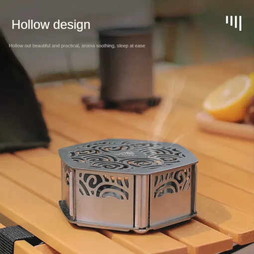 Portable Stainless Steel Mosquito Coil Holder - Image 5