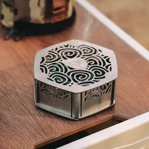 Portable Stainless Steel Mosquito Coil Holder - Image 2