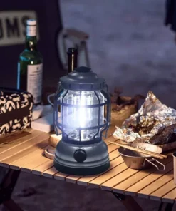 Portable LED Camping Lantern – Waterproof & USB Rechargeable