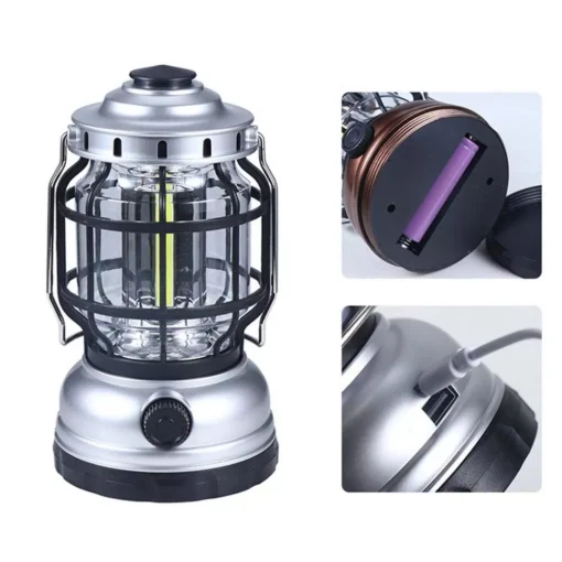 Portable LED Camping Lantern – Waterproof & USB Rechargeable - Image 4