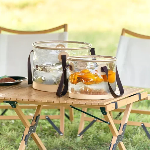 Portable Folding Camping Basket - Image 2