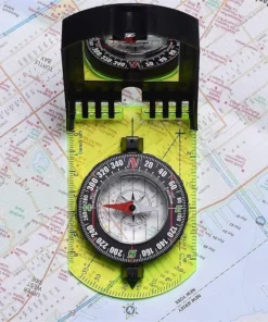 Multifunctional Outdoor Compass with Scale Map Ruler & Mirror