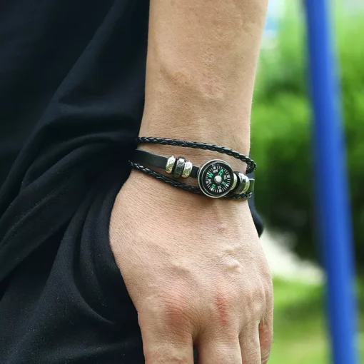 Tactical Wrist Compass for Outdoor Adventure and Survival - Image 4