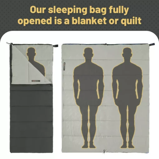 Nature-Inspired Ultralight Double Sleeping Bag - Image 2