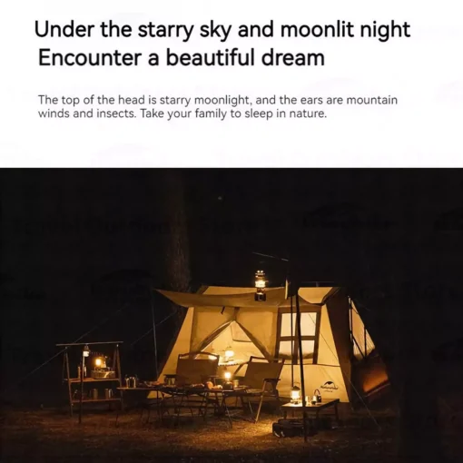 Automatic A-Type Outdoor Camping Tent - Image 4