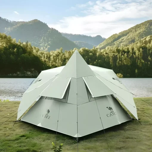 6-8 People Pyramid Camping Tent - Image 4