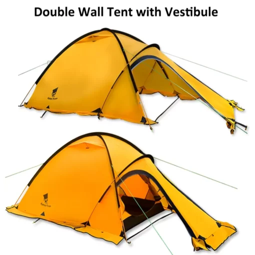 Waterproof 4-Season Double Layer Camping Tent for 2 People - Image 3
