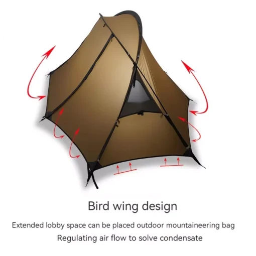 Ultra-Lightweight 1-Person Camping Tent - Image 6