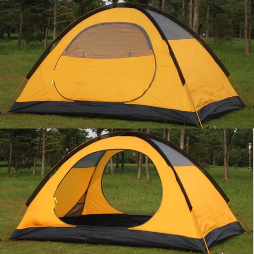 Ultralight Waterproof Double Layer Camping Tent with Snow Skirt - Image 5