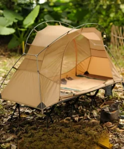 Lightweight Outdoor Camping Tent with Mosquito Net and Aluminum Poles