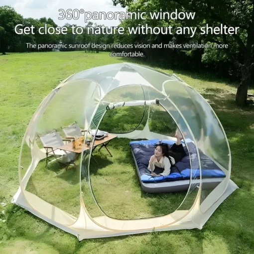 Portable Star Clear Camping Tent - Image 3