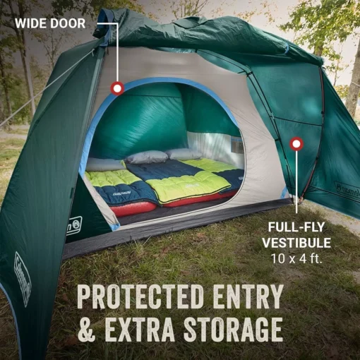 Skydome Camping Tent with Full-Fly Weather Vestibule - Image 2