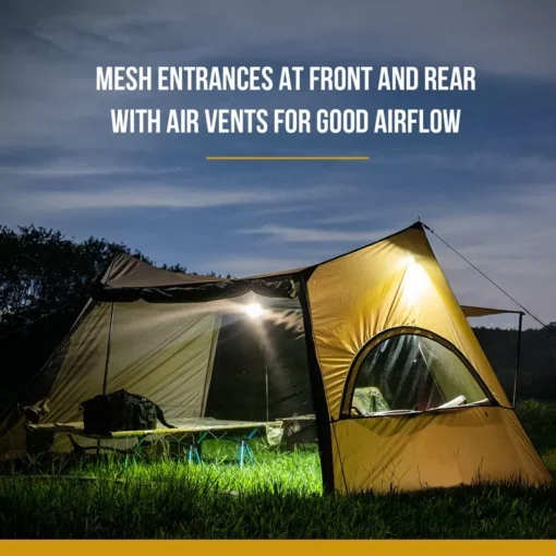Versatile Outdoor Camping Tent for Two - Image 3