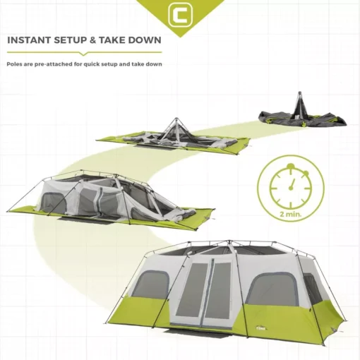 12 Person Instant Cabin Tent - Image 5