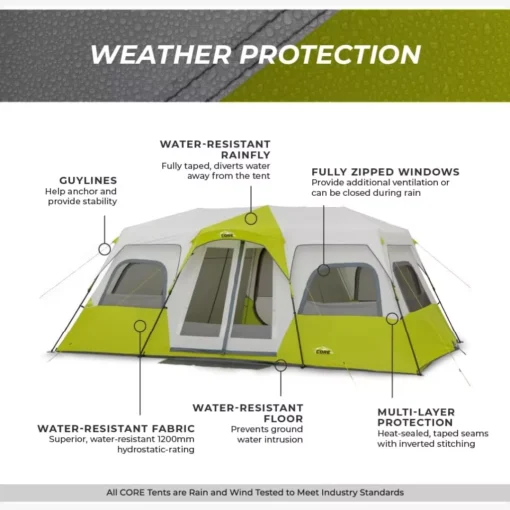 12 Person Instant Cabin Tent - Image 4