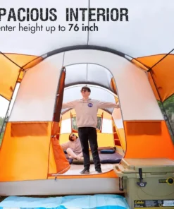 Spacious 6-Person Camping Tent