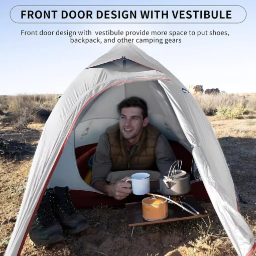 Ultralight Portable 1-Person Camping Tent - Image 5