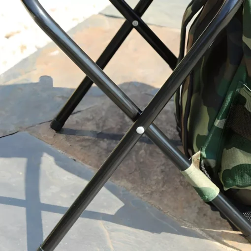 Portable Folding Camping Fishing Chair with Backpack - Image 3