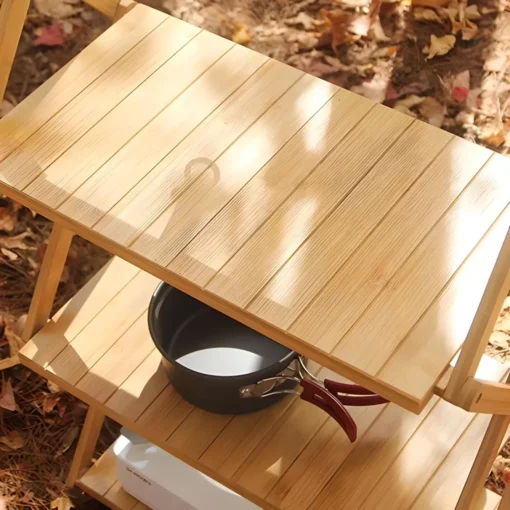 Outdoor Camping Shelf Rack - Image 4