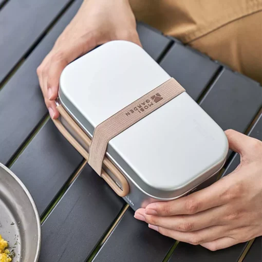 Portable Aluminum Dinner Box - Image 3