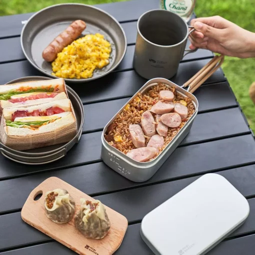 Portable Aluminum Dinner Box - Image 4