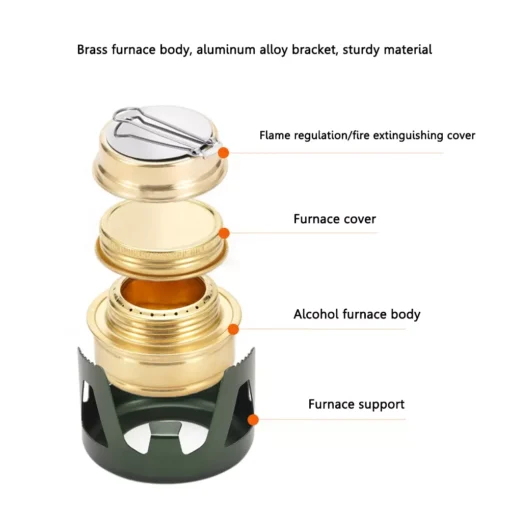 Portable Mini Alcohol Stove Burner - Image 6