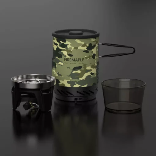 Camouflage Camping Gas Stove Cooking System - Image 5