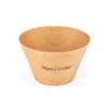 Solid Wood Camping Bowl