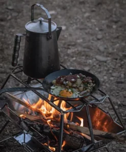 Portable Collapsible Stainless Steel BBQ Grill Set