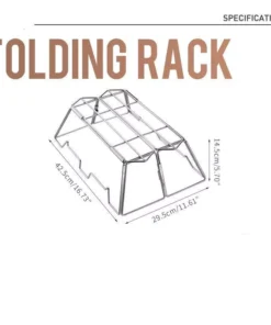 Portable Collapsible Stainless Steel BBQ Grill Set