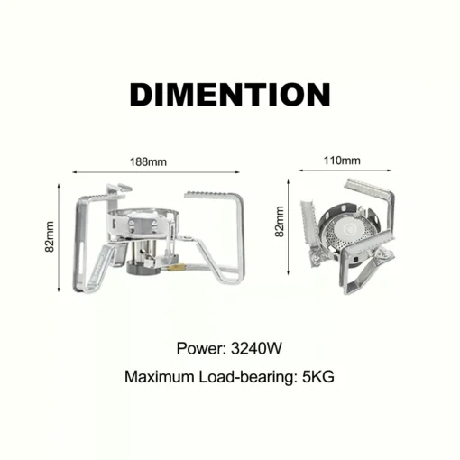 Windproof Camping Stove - Image 6