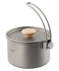 1.1L Titanium Camping Pot with Storage Sack