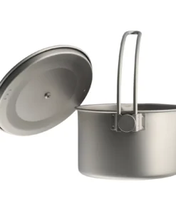 1.1L Titanium Camping Pot with Storage Sack