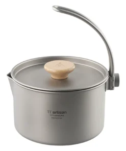 1.1L Titanium Camping Pot with Storage Sack